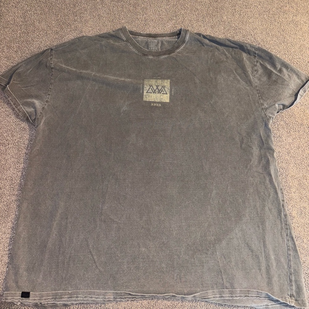 AVVA Vintage Washed Gray Tee
